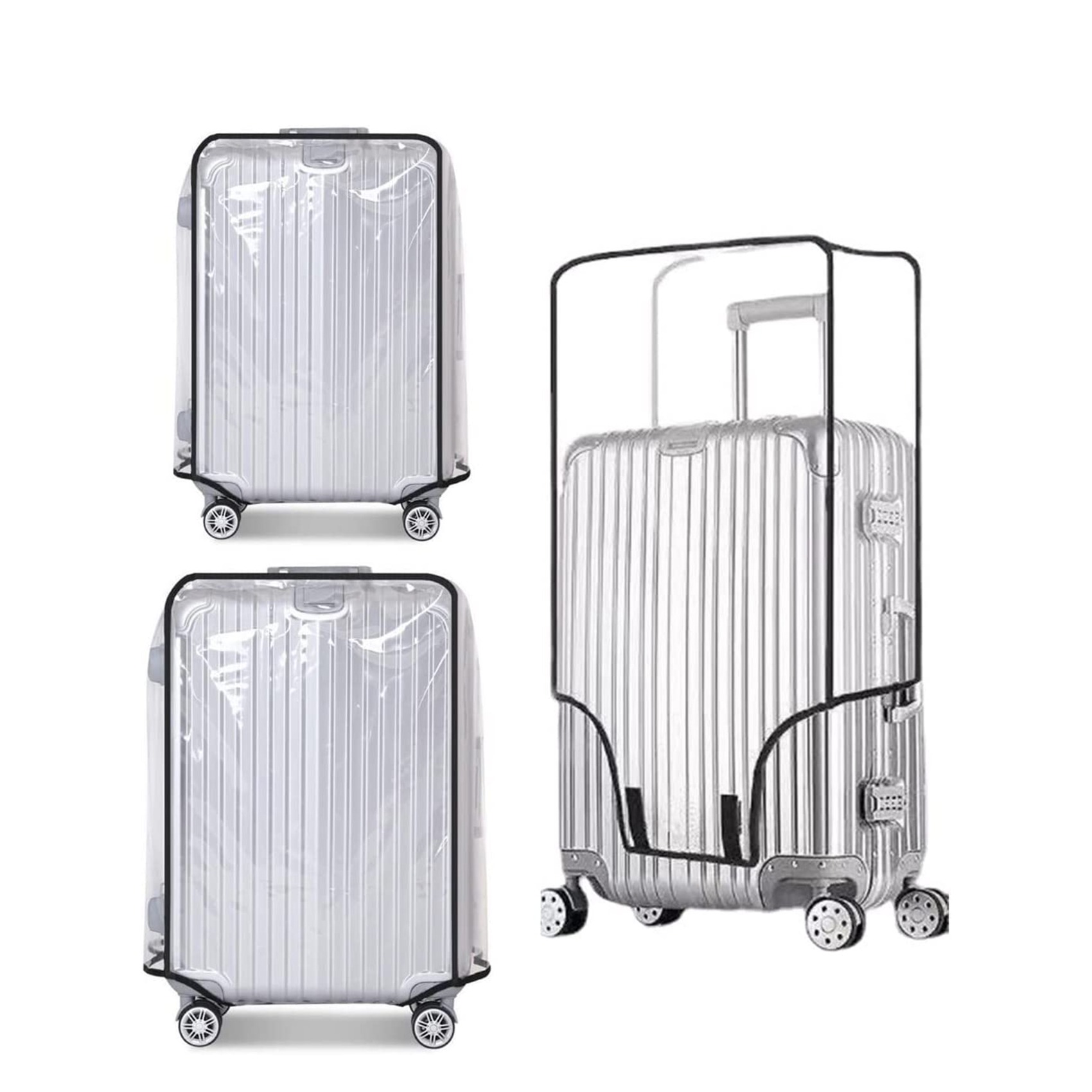 Waterproof Suitcase Cover Protector - 새로운 풀 투명 여행용 가방 보호