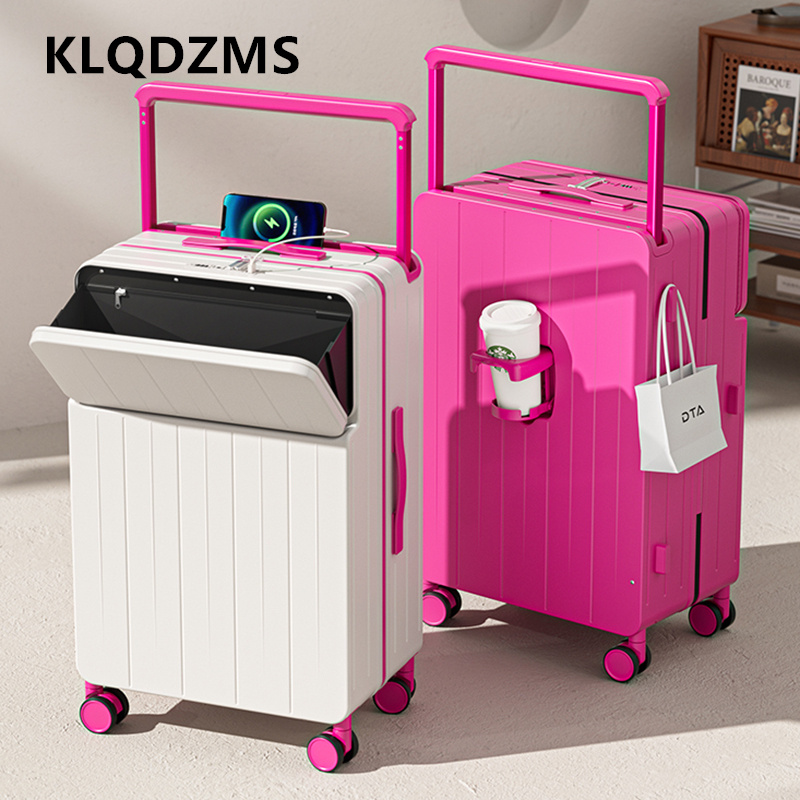 Front Opening Laptop Luggage 24 Inch - KLQDZMS 다기능 여행가방 전면 개폐형 보딩