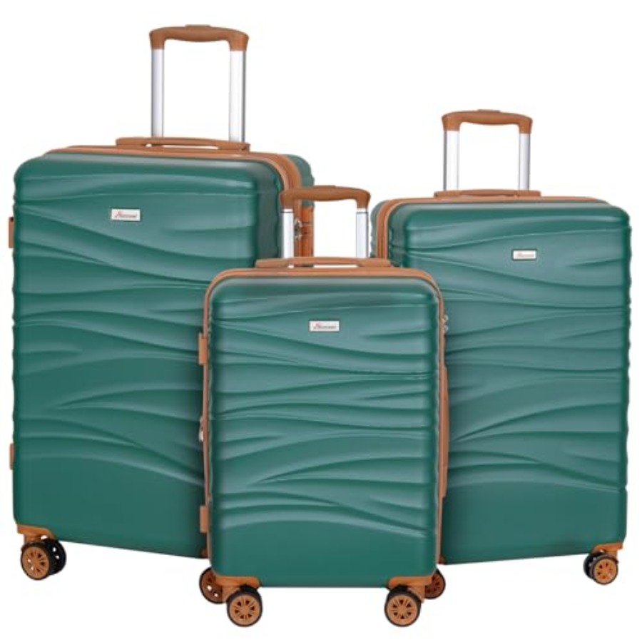 Expandable Hard Shell Luggage Set - 하드사이드 확장형 3피스 여행가방 세트(스피너 휠