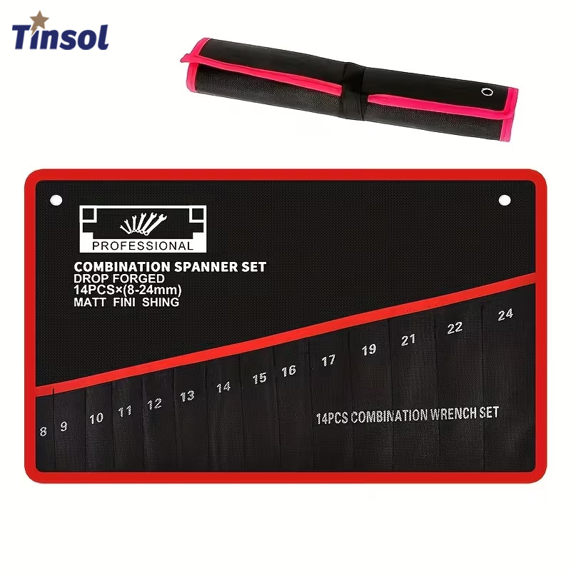 Foldable Rolling Luggage Bag - TINSOL 14포켓 공구 정리 롤 -