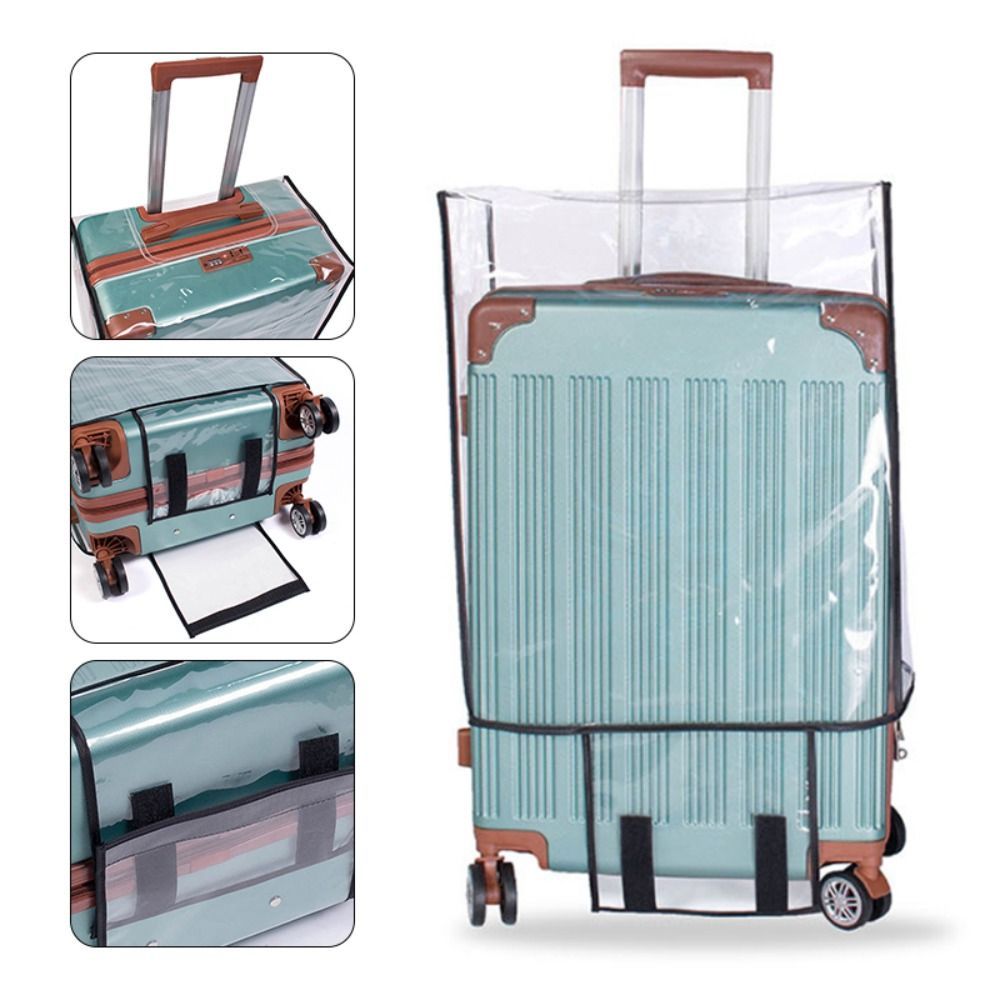 Luggage Protective Cover Transparent - 투명 PVC 방수 보호기 가방 커버