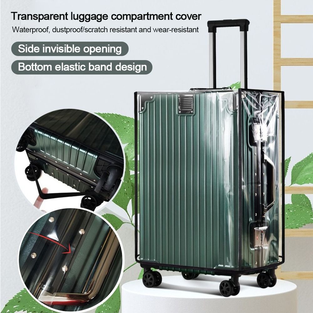 내구성 있는 완전 투명 여행 가방 보호 커버 방진 PV - Waterproof Suitcase Cover Protector 리뷰 및 가격