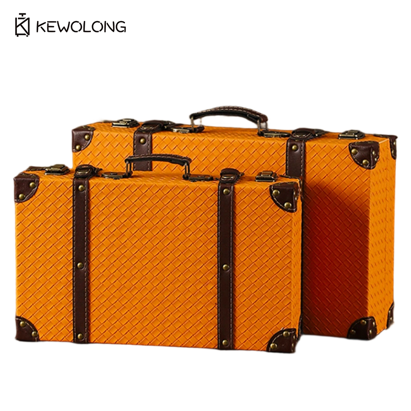 빈티지 유럽풍 레트로 여행 가방 모양 수납함, 옛날풍  - Retro Vintage Trunk Suitcase 리뷰 및 가격