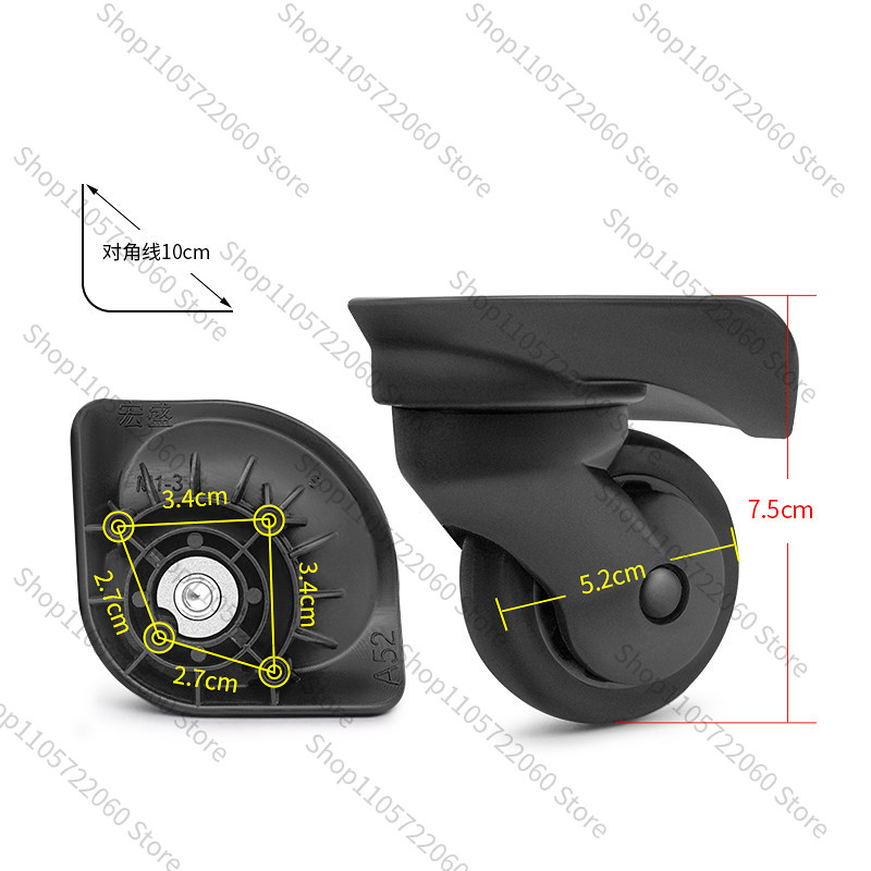 W048용 #   여행용 캐리어 바퀴 교체 부품, A5 - Silent Replacement Luggage Wheels 리뷰 및 가격