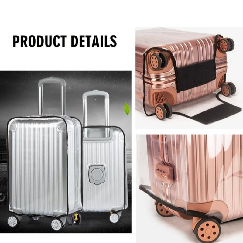 방수 바퀴 달린 여행 가방 먼지 커버 투명 PVC 여행 - Waterproof Suitcase Cover Protector 리뷰 및 가격