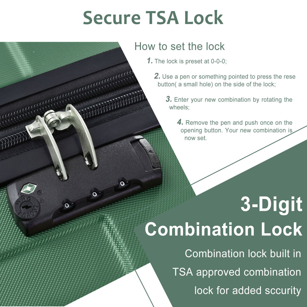 2피스 확장형 하드쉘 ABS 여행가방 세트, TSA 잠 - Expandable Hard Shell Luggage Set 리뷰 및 가격