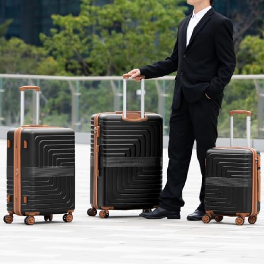 3개로 구성된 확장형 여행 가방 세트(20/24/28인 - Expandable Hard Shell Luggage Set 리뷰 및 가격