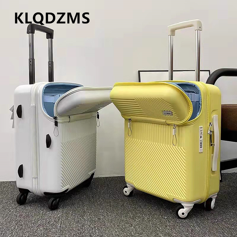 KLQDZMS 20인치 24인치 고품질 수하물 전면 개 - Front Opening Laptop Luggage 24 Inch 리뷰 및 가격