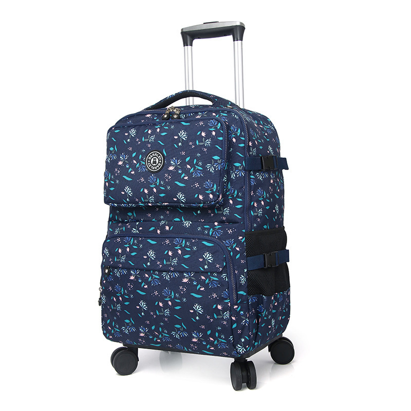 여성용 바퀴 달린 배낭 스피너 롤링 러기지 가방, 여행 - Foldable Rolling Luggage Bag 리뷰 및 가격