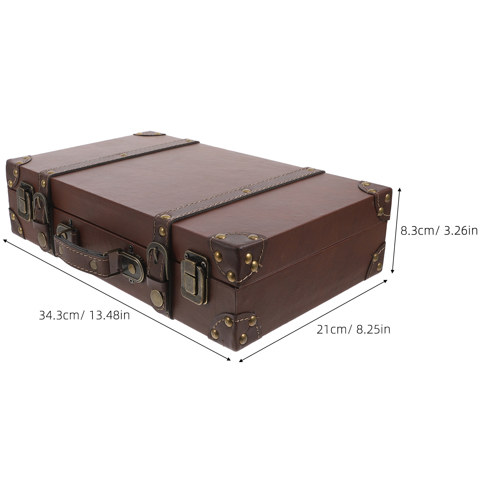 레트로 스타일의 빈티지 여행 가방, 트렁크 형태의 전시 - Retro Vintage Trunk Suitcase 리뷰 및 가격