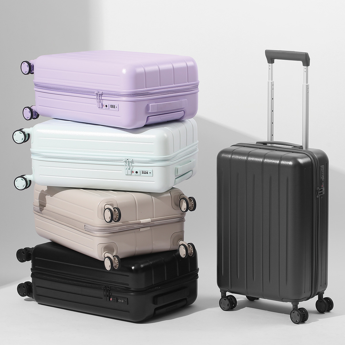 20인치 PC 하드 쉘 여행용 캐리어, TSA 잠금장치 - Spinner Wheel Rolling Suitcase 20 Inch 리뷰 및 가격