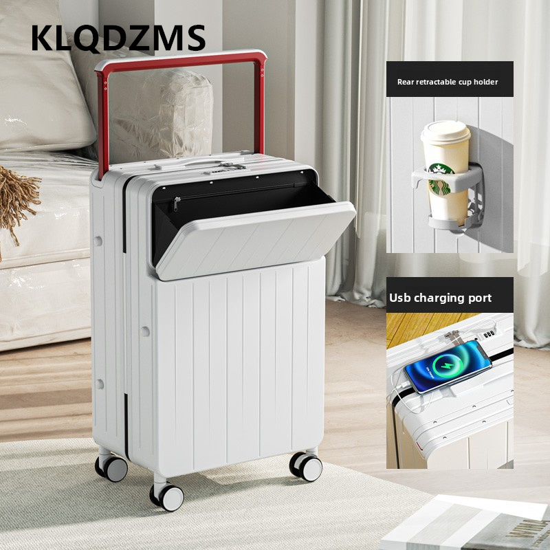 KLQDZMS 다기능 여행가방 전면 개폐형 보딩 박스  - Front Opening Laptop Luggage 24 Inch 리뷰 및 가격