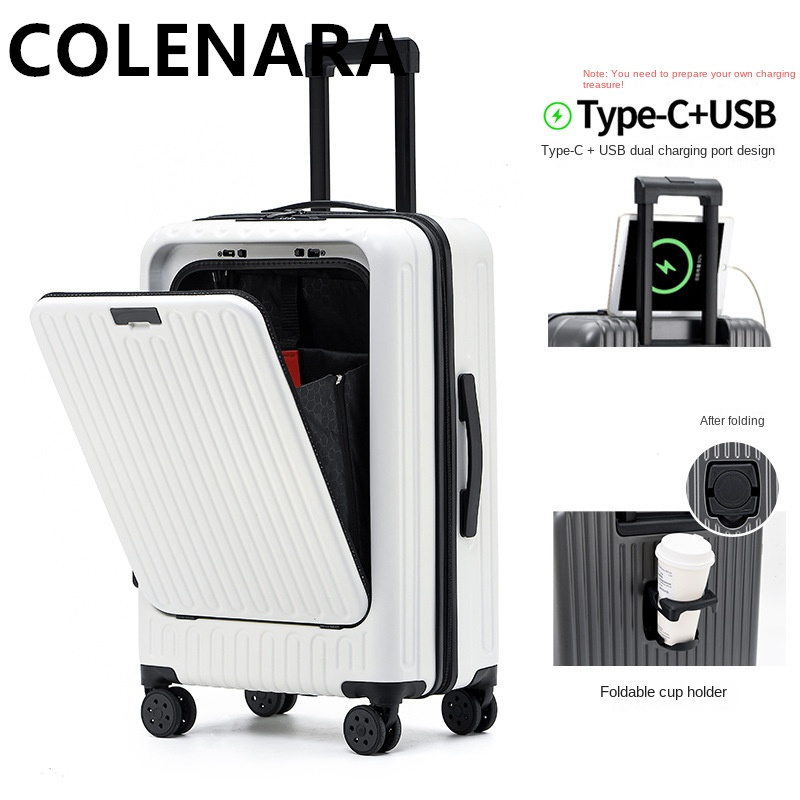 콜레나라 20인치, 24인치, 26인치 다기능 기내용  - Front Opening Laptop Luggage 24 Inch 리뷰 및 가격