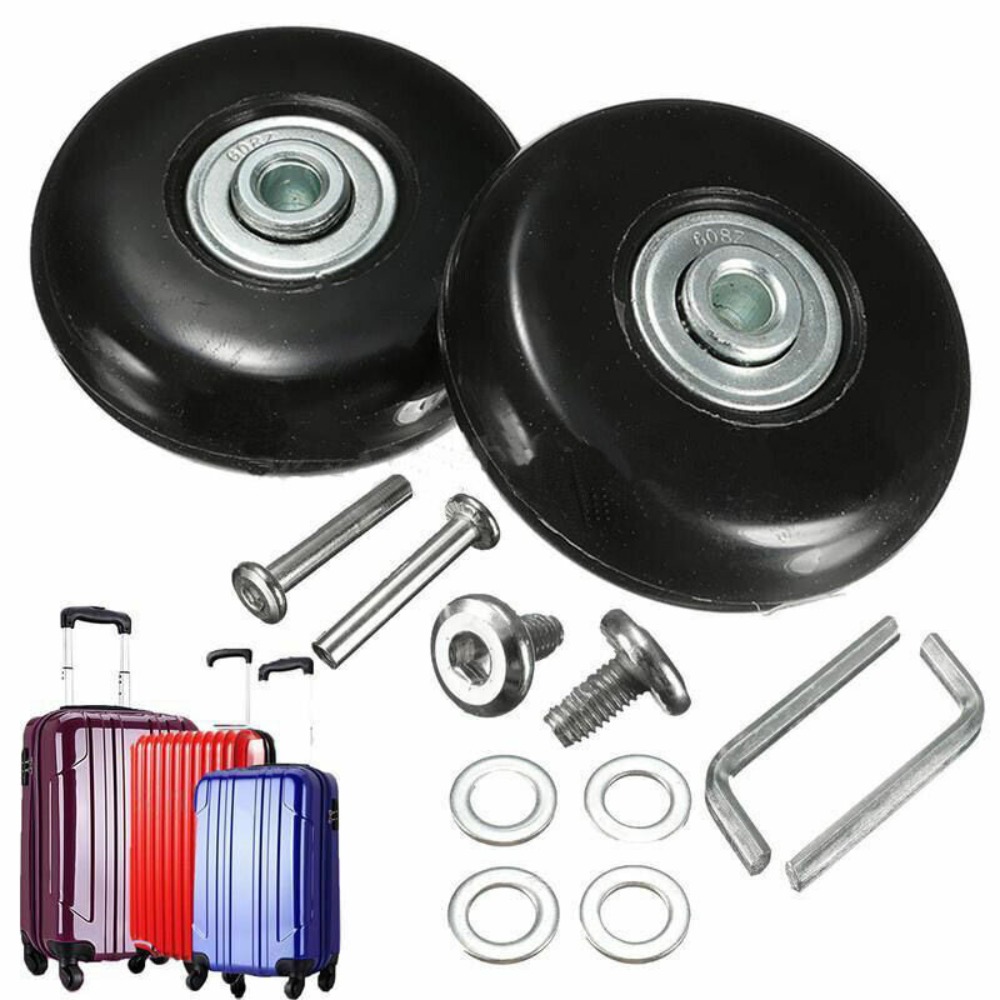 2Pcs 여행 수하물 가방 바퀴 차축 수리 키트 40/ - Silent Replacement Luggage Wheels 리뷰 및 가격