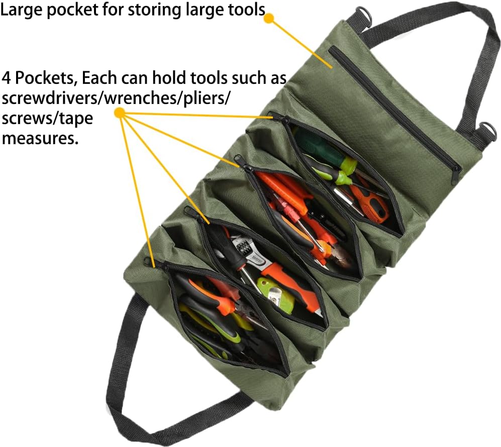 1pc 다목적 캔버스 롤 도구 가방 자동차 도구 정리함 - Foldable Rolling Luggage Bag 리뷰 및 가격
