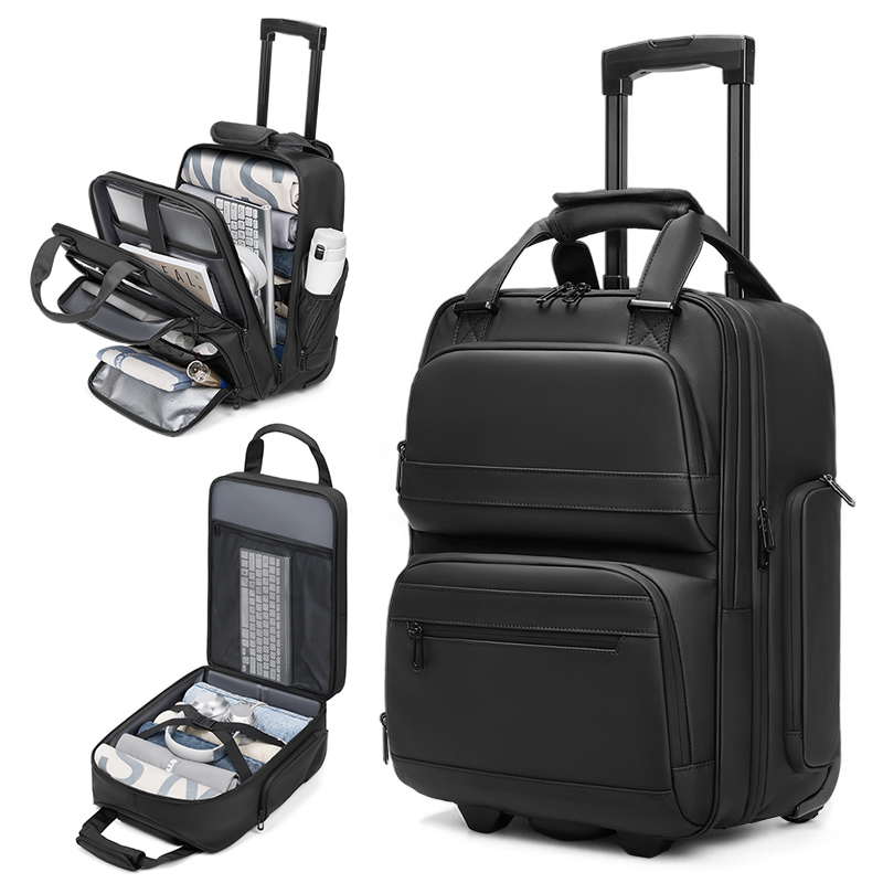 여행용 트롤리 비즈니스 백팩 남성용 바퀴 달린 방수 백 - Foldable Rolling Luggage Bag 리뷰 및 가격