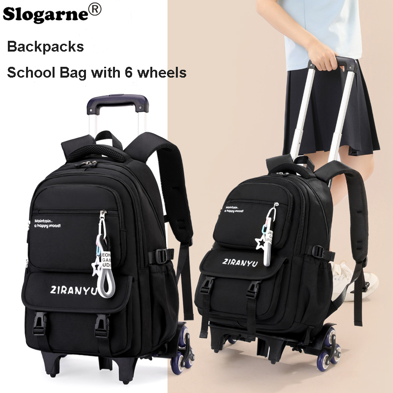 학생용 트롤리 백팩, 어린이용 2026년 신제품, 6개 - Foldable Rolling Luggage Bag 리뷰 및 가격