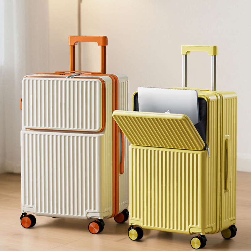 스타일리시한 20-24인치 여행용 캐리어 비즈니스 노트 - Front Opening Laptop Luggage 24 Inch 리뷰 및 가격