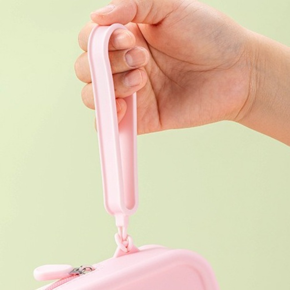 휴대용 실리콘 동전 지갑 대용량 지퍼 이어폰 가방 방수 - Cosmetic Bags 리뷰 및 가격
