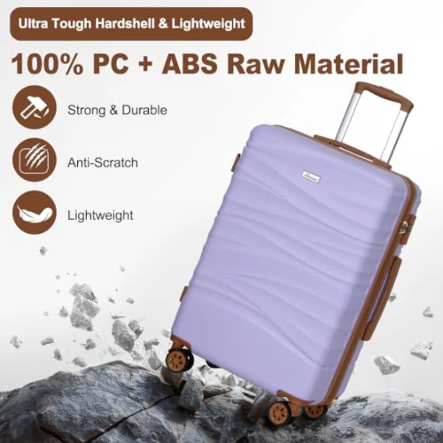 여행용 3개 세트 확장형 여행 가방, 단단한 ABS/P - Expandable Hard Shell Luggage Set 리뷰 및 가격