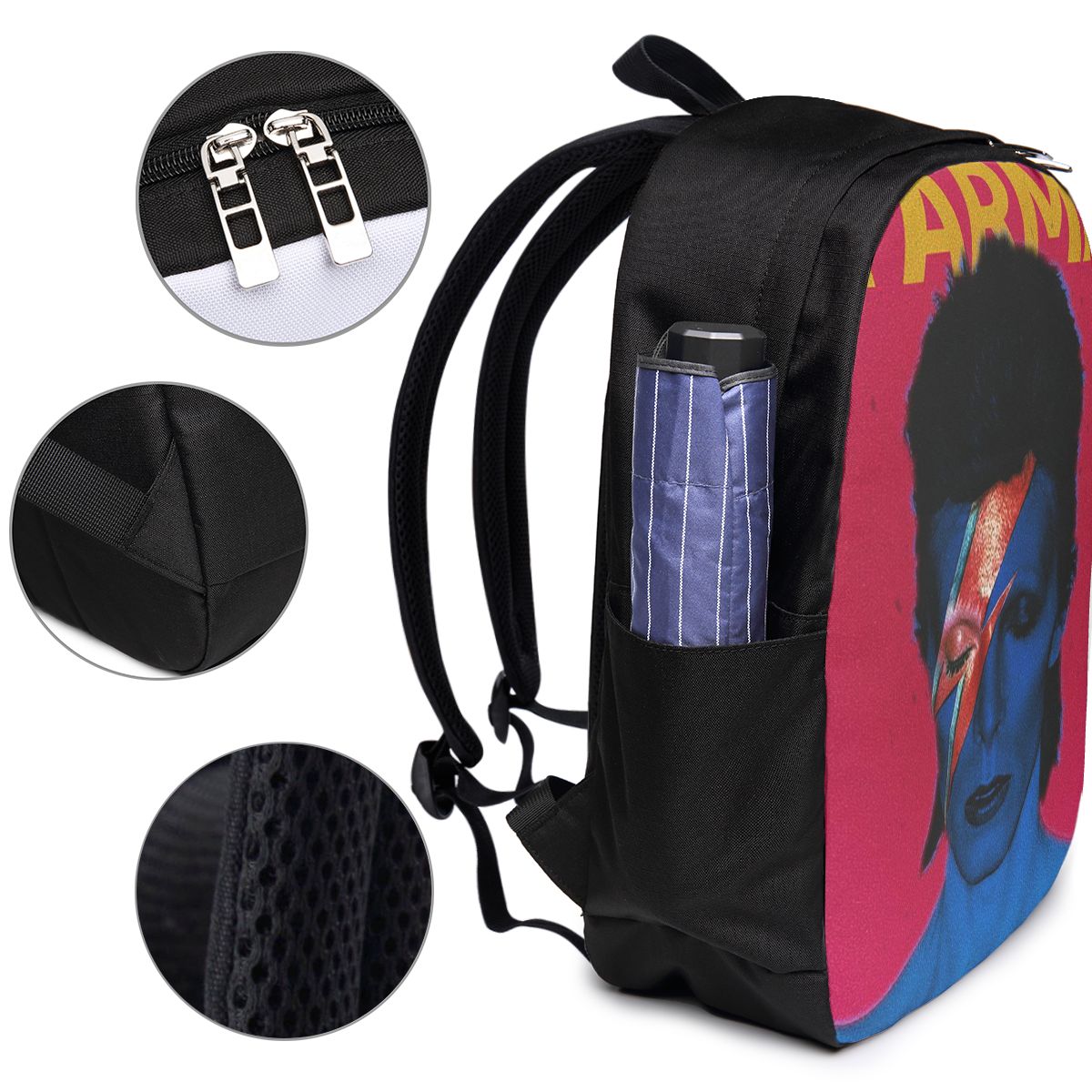 데이비드 보위드 백팩 여행 노트북 가방 컴퓨터 대학생  - Travel Bags 리뷰 및 가격