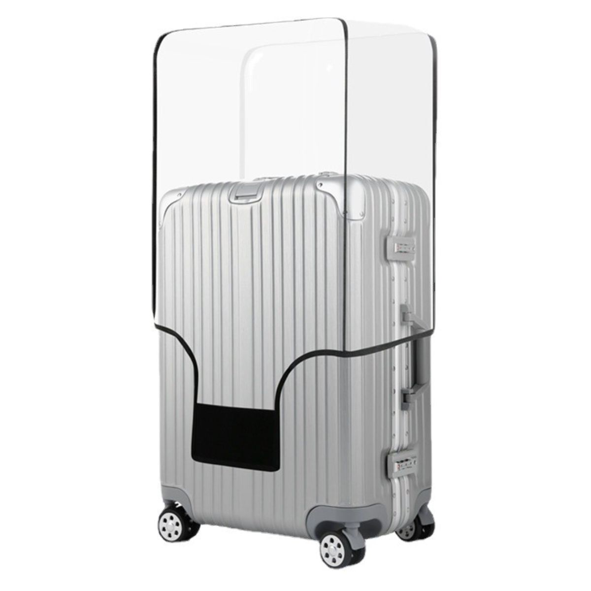 두꺼운 투명 수하물 커버 보호대, 18인치 20인치 2 - Waterproof Suitcase Cover Protector 리뷰 및 가격