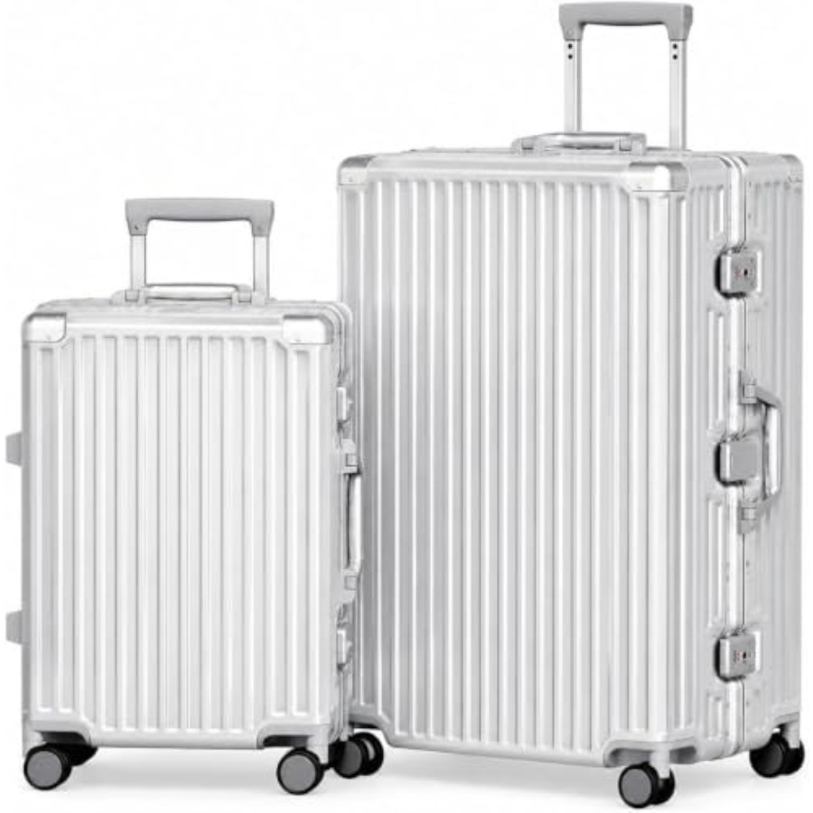 2피스 알루미늄 프레임 기내용 및 수하물용 여행가방 세 - Aluminum Frame Carry On Luggage 리뷰 및 가격
