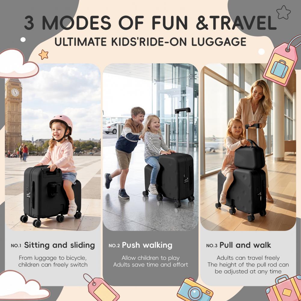 재미있는 스쿠터, 20인치 어린이용, 탈부착 가능한 작 - Kids Ride On Suitcase Scooter 리뷰 및 가격